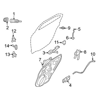 Ford OE - Rear Door - Lock & Hardware