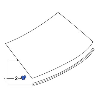 Ford OE - Rear Window Defroster Switch Connector