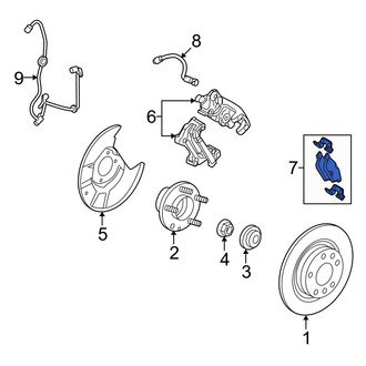 Ford OE - Rear Disc Brake Pad Set