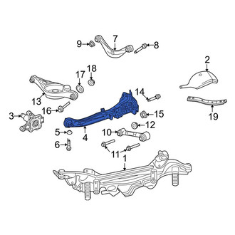Ford OE - Rear Right Suspension Trailing Arm