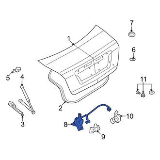 Ford OE - Rear Deck Lid Latch