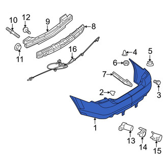 Ford OE - Rear Bumper Cover