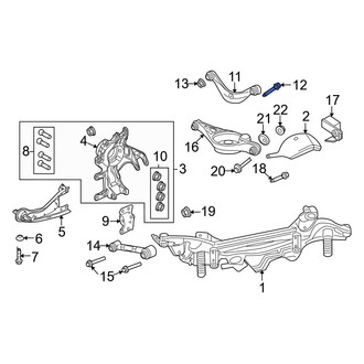 Ford OE - Lateral Arm Bolt