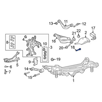 Ford OE - Rear Upper Suspension Control Arm Bolt