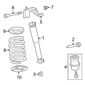 Ford OE - Rear Suspension - Shocks & Components (AWD 3.0L)