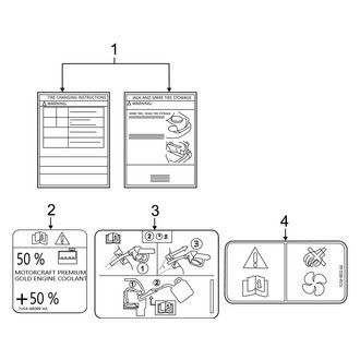 Ford OE - Information Labels - Labels (Flex / Gas)
