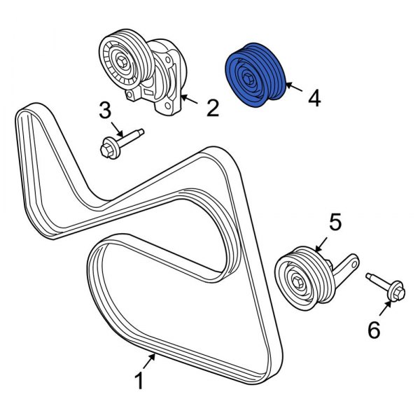 2010 ford fusion serpentine belt diagram