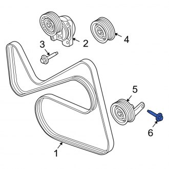 2010 ford fusion belt routing