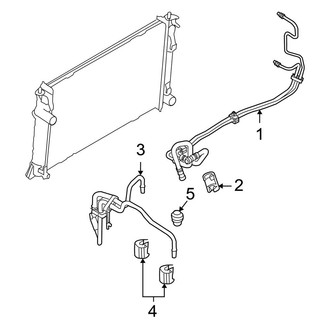 Ford OE - Cooling - Trans Oil Cooler (2.5L Automatic Tr / Standard Tr)