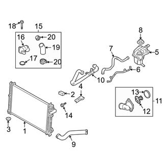 Ford OE - Cooling - Radiator & Components (Flex)