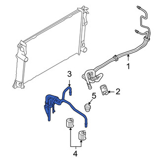 Ford OE - Automatic Transmission Oil Cooler Hose Assembly