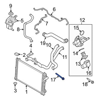 Ford OE - Engine Oil Filter Adapter Bolt