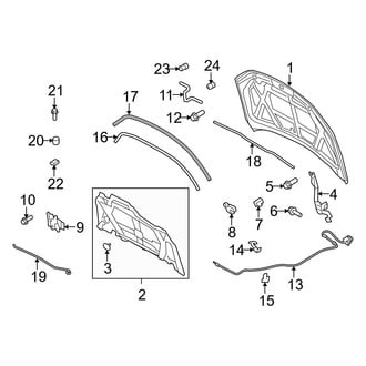 Ford OE - Hood & Components (Flex / Gas)
