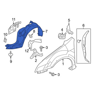 Ford OE - Front Left Fender Splash Shield