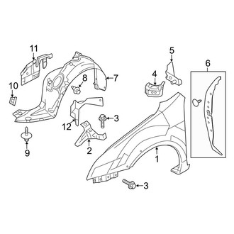 Ford OE - Fender & Components (S / SE / SEL / Sport)
