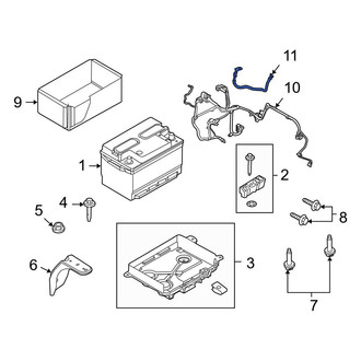 Ford OE - Body Electrical Ground Strap
