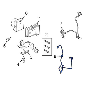 Ford OE - Rear Left ABS Wheel Speed Sensor