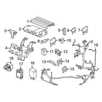 Ford OE - Electrical - Fuse & Relay (Engine Compartment), (Flex / Gas)