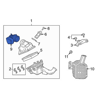 Ford OE - Front Engine Air Intake Hose