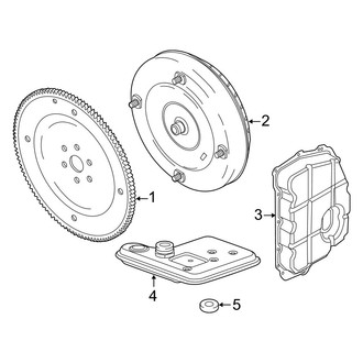 Ford OE - Engine - Transaxle Parts (2.5L Automatic Tr)