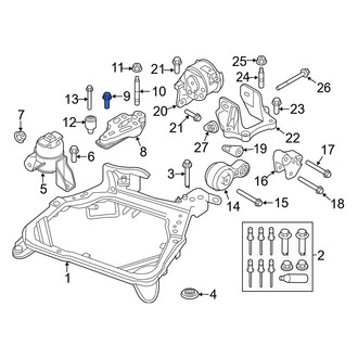 Ford OE - Engine Mount Bolt