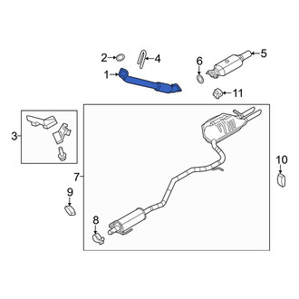 Ford OE - Exhaust Intermediate Pipe