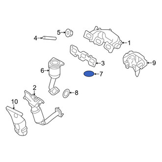 Ford OE - Left Exhaust Crossover Gasket