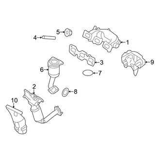 Ford OE - Exhaust System - Manifold (Flex)