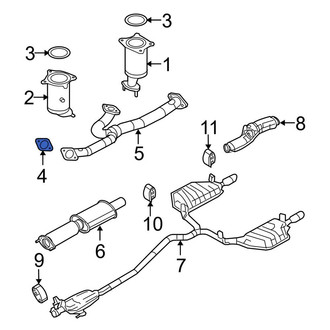 Ford OE - Left Exhaust Crossover Gasket