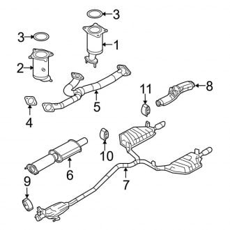 2012 Ford Fusion OEM Exhaust Parts - Systems, Tips | CARiD