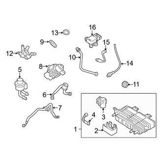 Ford OE - Emission System - Emission Components (Flex)