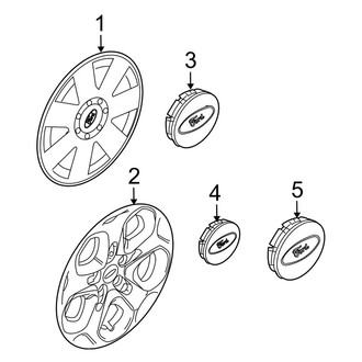 Ford OE - Wheels - Covers & Trim (S / SE / SEL / Sport)