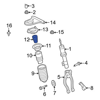 Ford OE - Front Suspension Strut Bumper