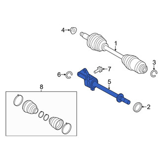 Ford OE - Front CV Intermediate Shaft