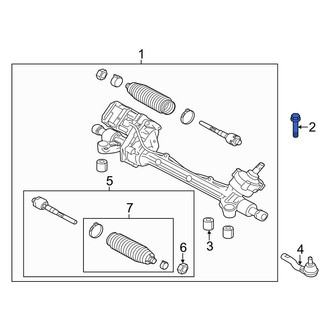 Ford OE - Rack and Pinion Bolt