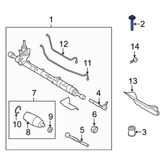 Ford OE - Rack and Pinion Bolt
