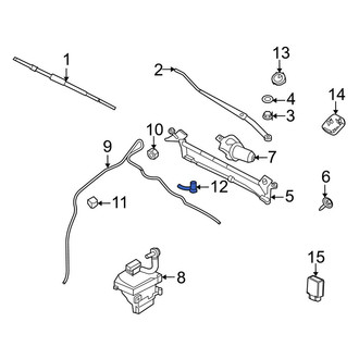 Ford OE - Front Windshield Washer Nozzle