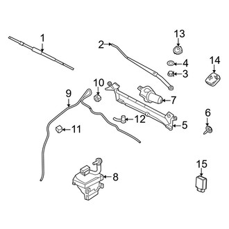 Ford OE - Windshield - Wiper & Washer Components (S / SE / SEL / Sport)
