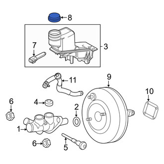 Ford OE - Brake Master Cylinder Reservoir Cap