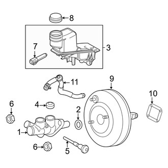 Ford OE - Cowl - Components on Dash Panel (S / SE / SEL 2.5L)
