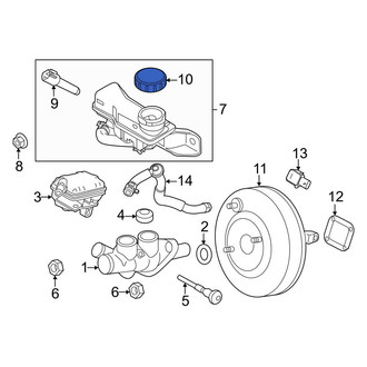 Ford OE - Brake Master Cylinder Reservoir Cap