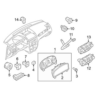 Ford OE - Instrument Panel - Cluster & Switches