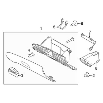 Ford OE - Instrument Panel - Glove Box (Flex / Gas)