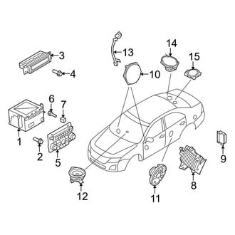 Ford OE - Instrument Panel - Sound System (Flex / Gas)