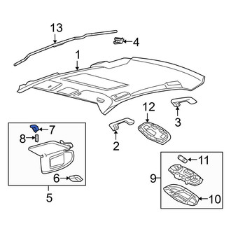 Ford OE - Sun Visor Clip
