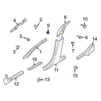 Ford OE - Parking Aid Control Module Nut