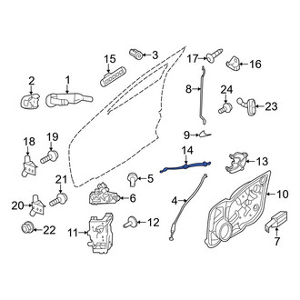 Ford OE - Front Door Latch Cable