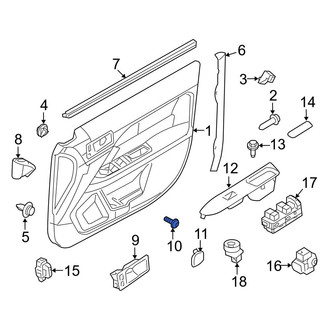 Ford OE - Rear Door Interior Handle Trim Bolt
