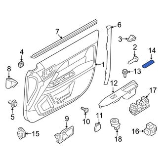 Ford OE - Front Door Panel Insert