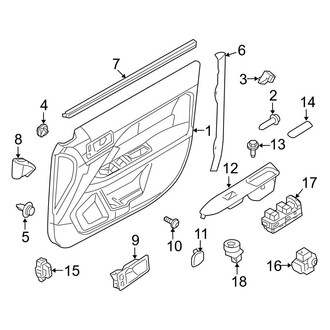 Ford OE - Front Door - Interior Trim (Flex / Gas)